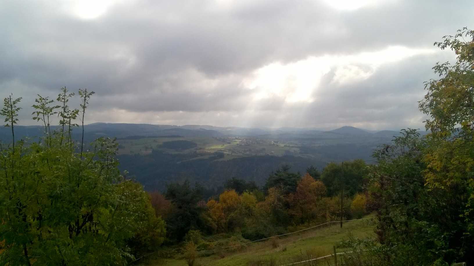 Plaisir des yeux, Paysage vu du gîte